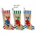 Calza Befana Nina cm.38 pz. 6