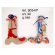 Calza Scarpone Befana cm.39 g.568 (col. ass.) conf. Pz. 3