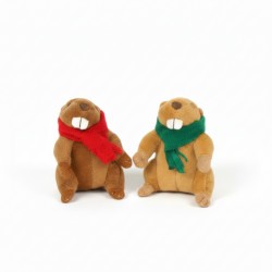 Marmot with Scarf cm.10