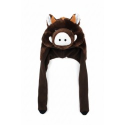 Copricapo peluche cinghiale cm.60