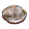 Cagnolino Golden Retriever in cuccia cm.13, con rumore (Russa) conf. pz.1