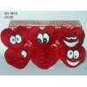 Cuori c/Faccia Buffa cm.12