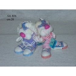 Bunny with shoes cm.20