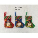 Calza Faccia  della Befana cm. 20 Conf. pz.6
