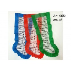 Calza Tulle Onde Pois cm.45