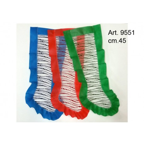 Calza Tulle Onde Pois cm.45