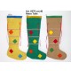 Calza juta Colorata cn Toppe cm.40 Conf. Pz.6