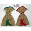 Sacco Juta Befana cm.40x26 Conf. pezzi 3