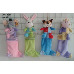 Calza Animali Patchwork cm.45 Conf. Pz.4