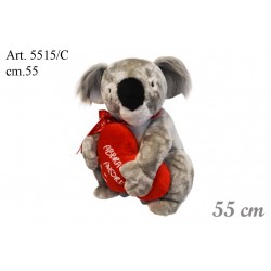 Pel. Koala con Cuore cm.55