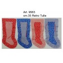 Calza TNT Fiori e Quadri Pezzi 6 cm.35