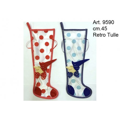 Calza Befana Pois Pezzi 6 cm.45