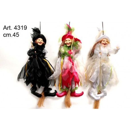 Befana Volante Elegante cm.45 Pezzi 1