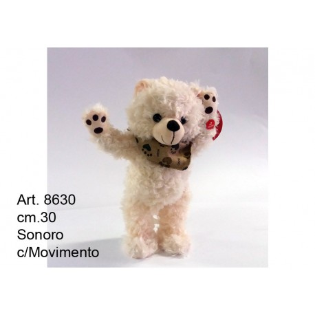Peluche Orso Ballerino Sonoro cn Movimento cm.30 Pz.1