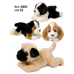 Peluche Cane Sdraiato cm.22