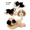 Peluche Cane Sdraiato cm.22