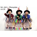 Befana Contenitore da appendere c/Cerniera cm.30 conf. da 3 pezzi